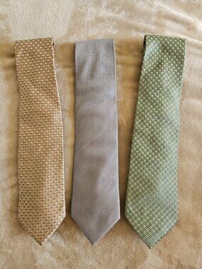 Y&G (Fashion of the Moment) 100% Silk Ties - Bundle of 3